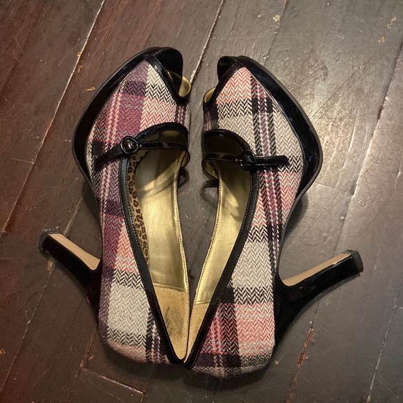 Madden Girl - Purple Mutli peep toe platform heels - Picture 5 of 13